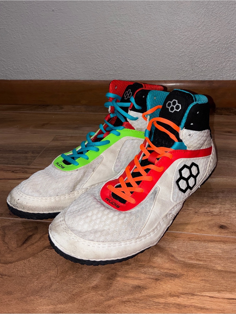 Rudis Alpha 2.0 "Clash Mismatch" Unisex Wrestling Shoes- size men 9.5/ women 11